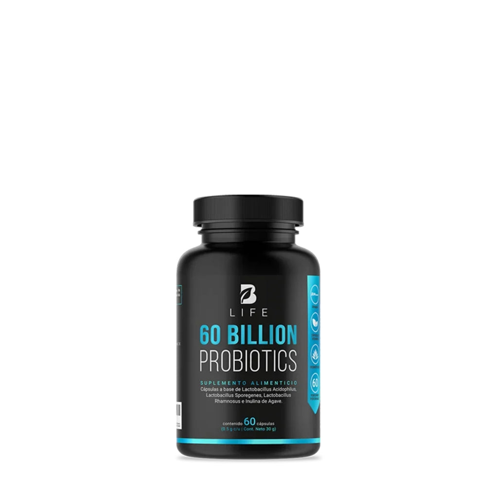 Probióticos B Life 60 Billion | 60 Cápsulas | Salud Digestiva