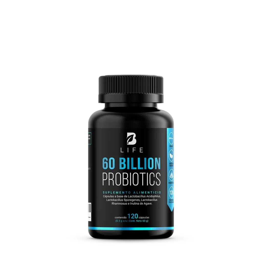Probióticos B Life 60 Billion | 120 Cápsulas | Bienestar Digestivo