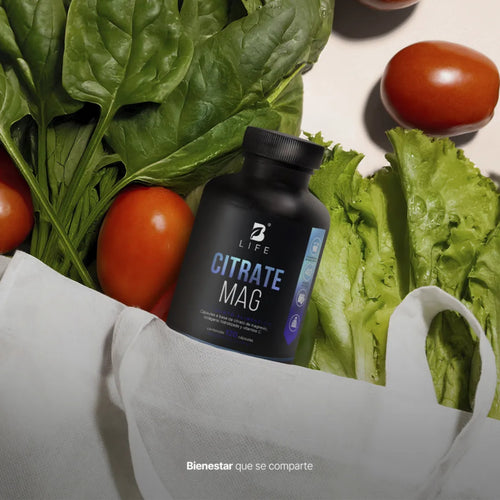 Citrate Mag B-LIFE | Citrato de Magnesio con Colágeno y Vitamina C – 120 Cápsulas