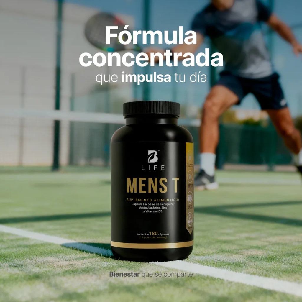 Mens T B Life | Suplemento para Hombre con Zinc y Vitamina D3 – 180 Cápsulas