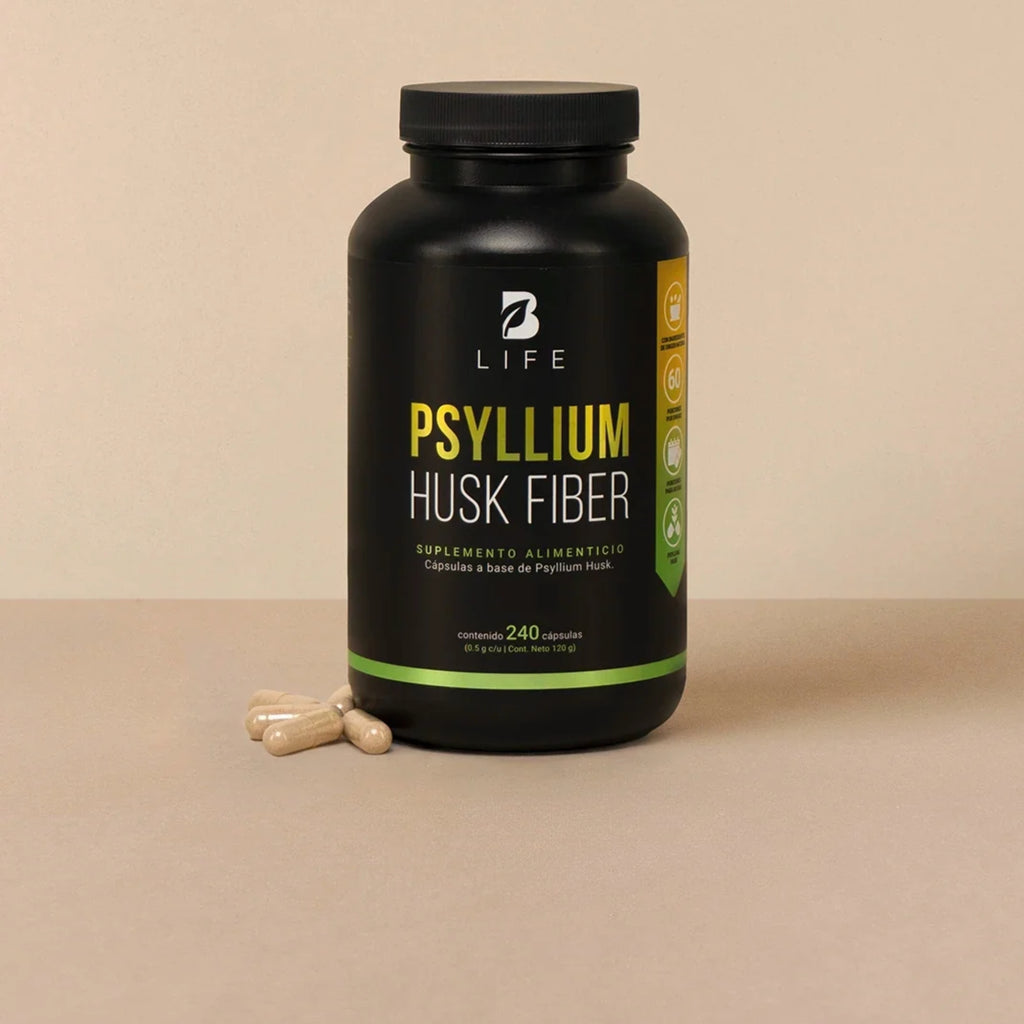 Psyllium Husk Fiber B Life | Fibra Natural 240 Cápsulas