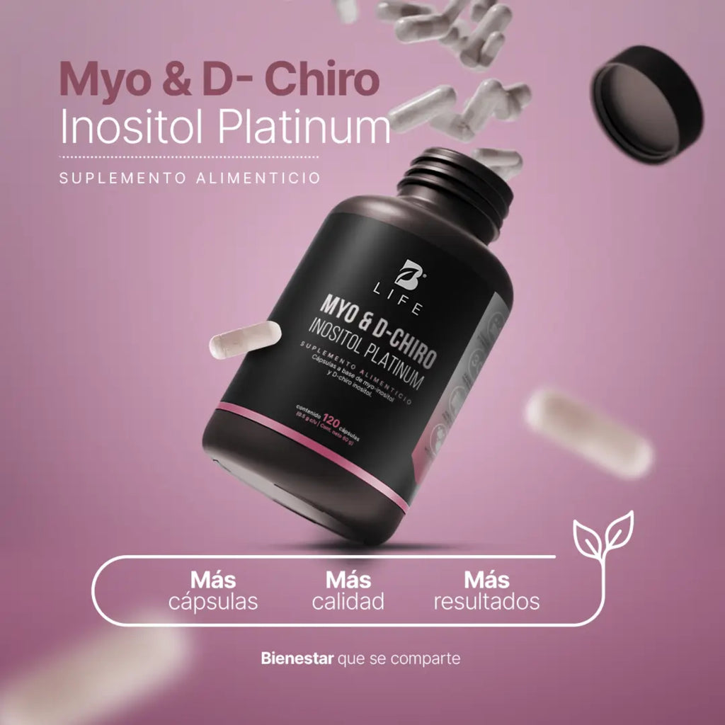 Myo & D-Chiro Inositol B Life Platinum | 120 Cápsulas