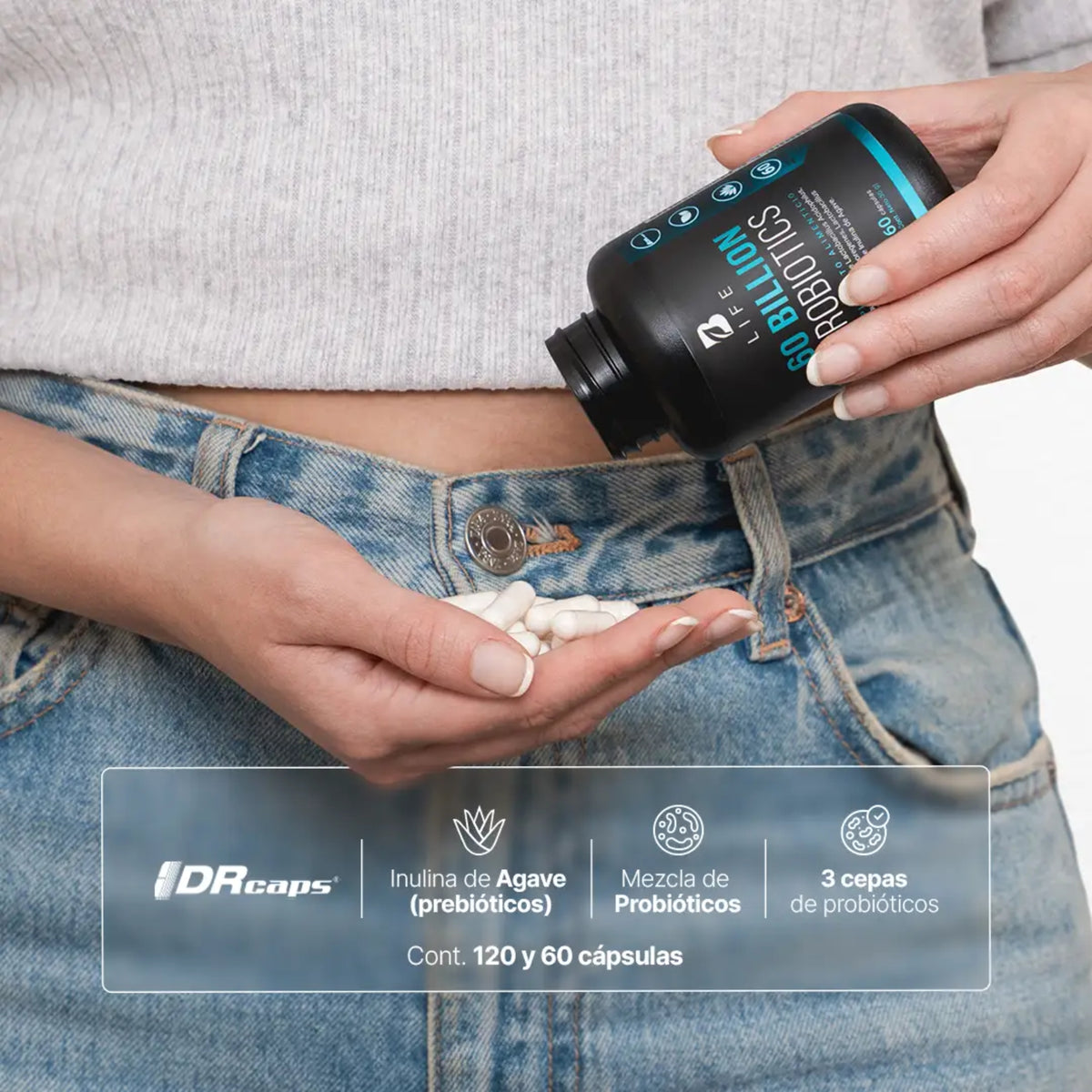 Probióticos B Life 60 Billion | 60 Cápsulas | Salud Digestiva