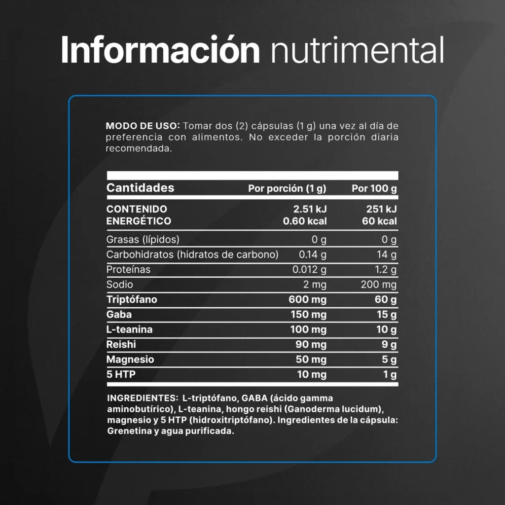 Night Blend B Life | L-Triptófano, Plantas y Minerales | 180 Cápsulas