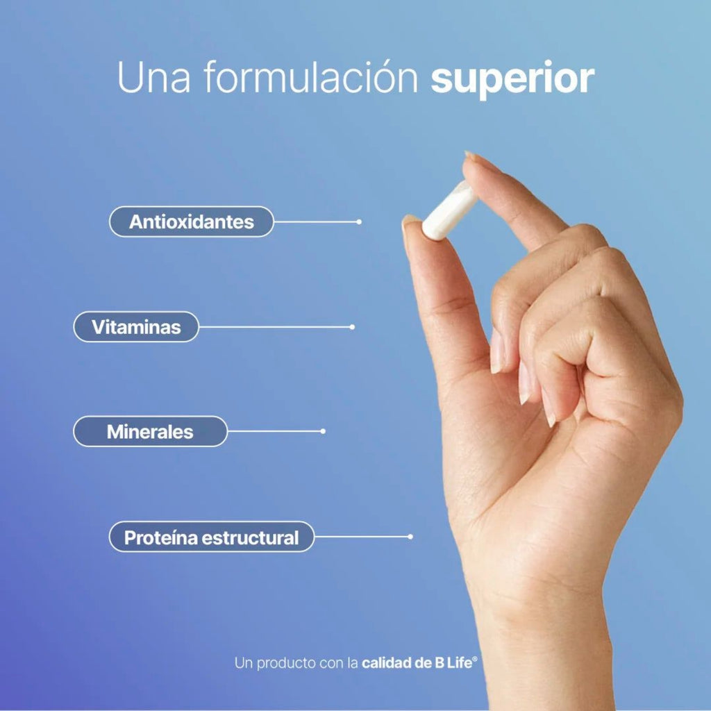 Citrate Mag B-LIFE | Citrato de Magnesio con Colágeno y Vitamina C – 500 Cápsulas