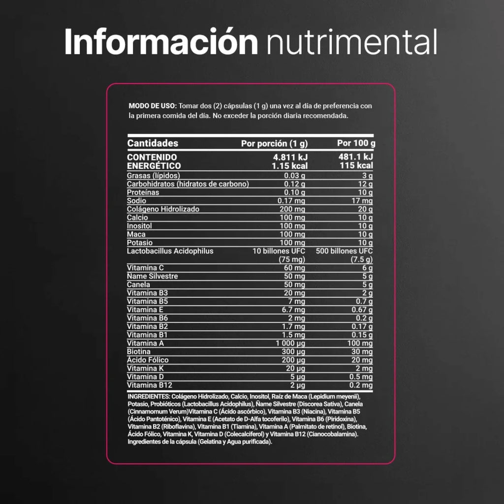 Women's Mult Matur3 B-LIFE | Multivitamínico para Mujer con Colágeno y Probióticos – 180 Cápsulas