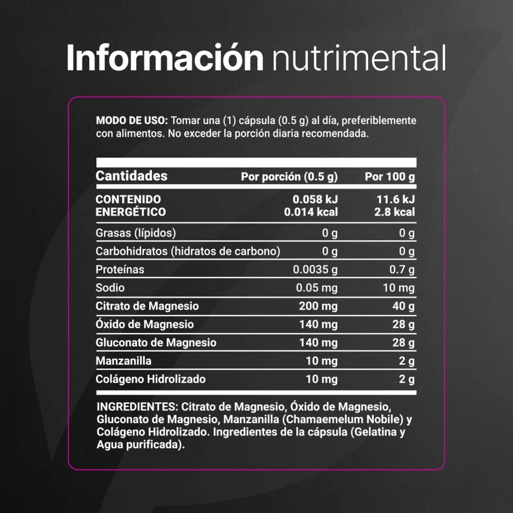 3 Mag Blend B Life | 3 Tipos de Magnesio | 200 Cápsulas