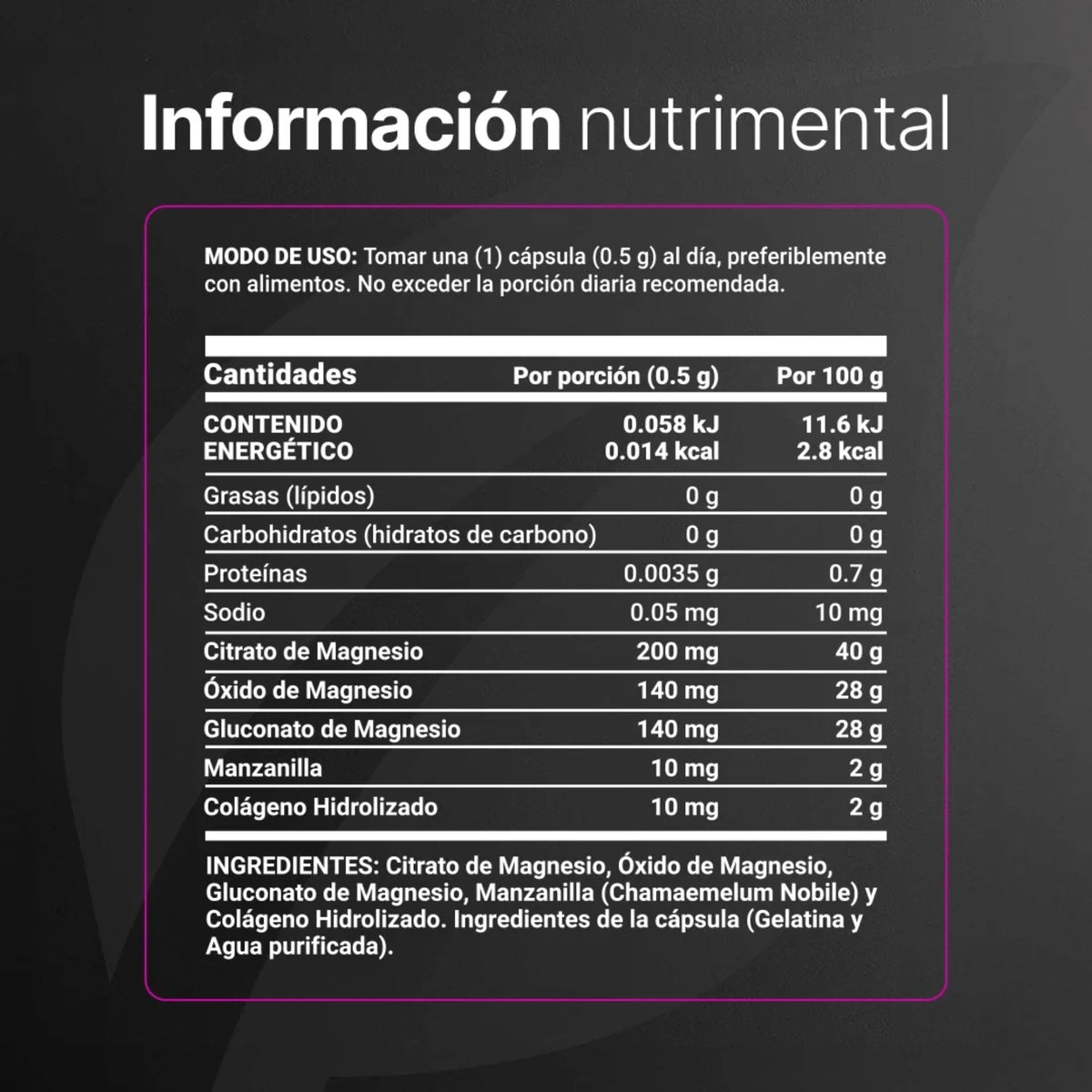 3 Mag Blend B Life | 3 Tipos de Magnesio | 200 Cápsulas