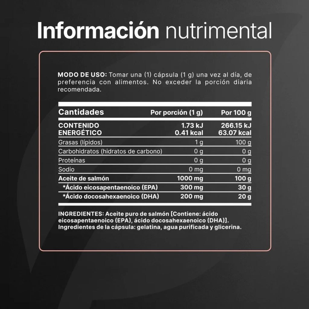 Omega 3 Salmon Oil B Life | Aceite de Salmón | 360 Cápsulas